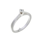 Δαχτυλιδι Μονοπετρο με Διαμαντι 0,14 Ct , G , VS2